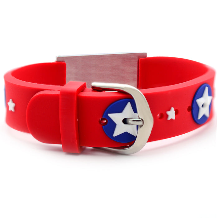 Captain Red Medical ID Bracelet