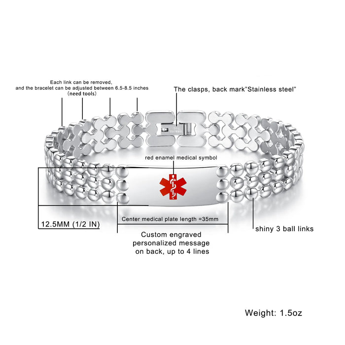 Chrissy Medical ID Bracelet My Identity Medical ID Jewellery