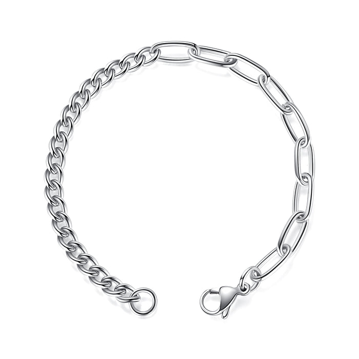 Curb Paperclip Bracelet - Compatible