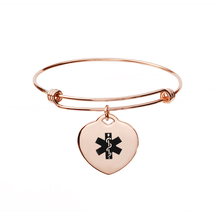 Harlow Medical ID Bracelet - ROSE GOLD