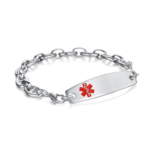 Mermaid Medical id bracelets for girl & Women with Free engraving –  LinnaLove