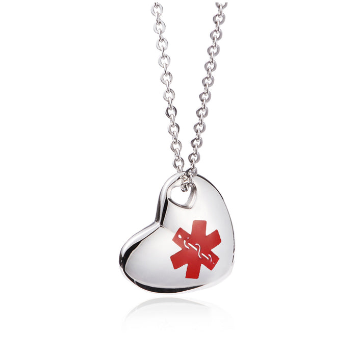 Manawanui Heart Necklace - Stainless