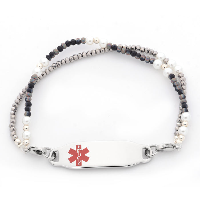 Landon Beads Medical ID Bracelet (STRETCH)