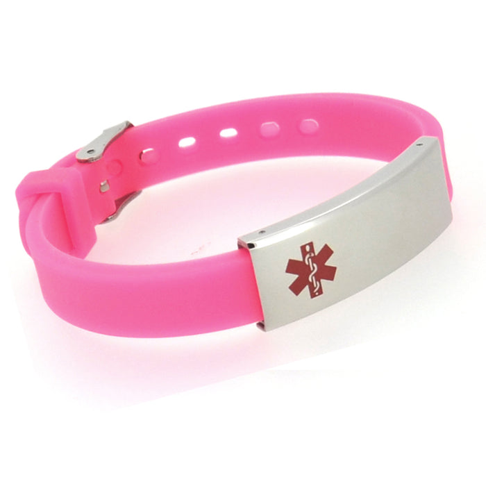 MaxSport Pink Medical ID Bracelet