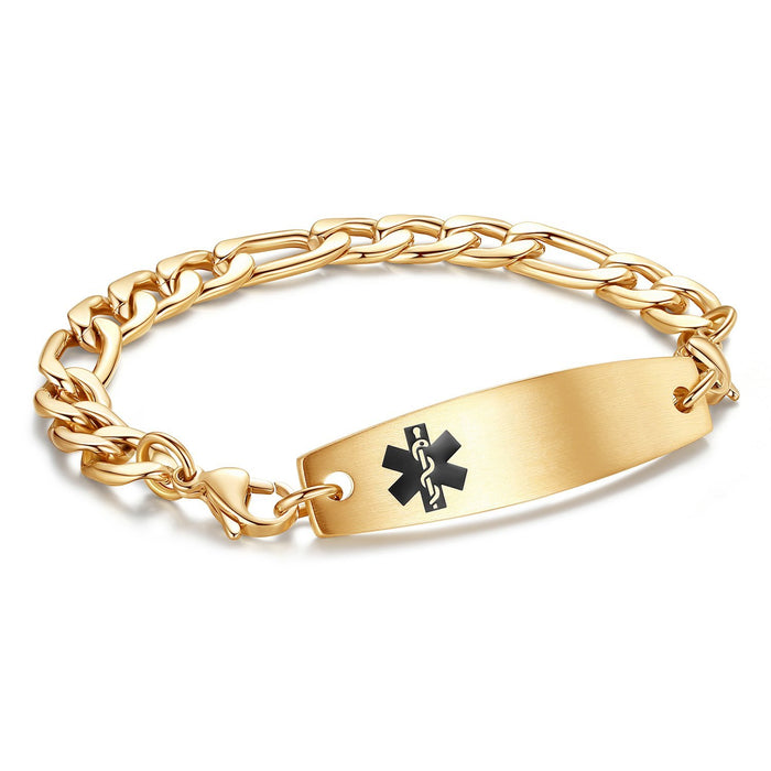 Figaro Medical ID Bracelet - GOLD